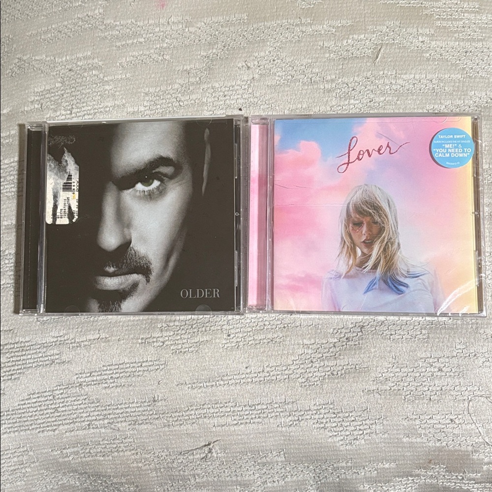 Taylor Swift "Lover" CD and George Michael Artist CDs